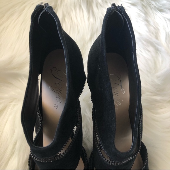 Fergie Amelia Suede High Heeled Sandals - Picture 12 of 14